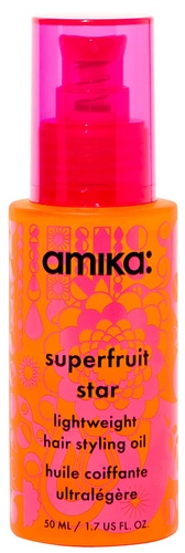 amika superfruit star lightweight hair styling oil