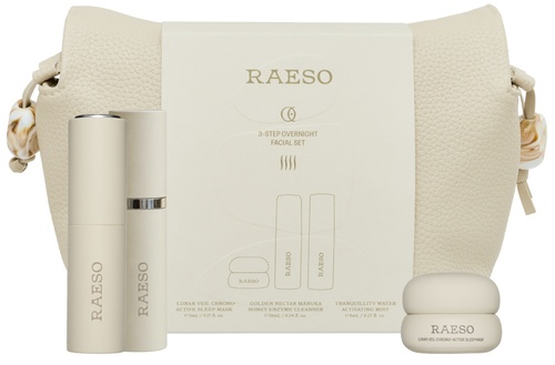 RAESO 3-Step Overnight Facial Set