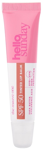Hello Sunday Tinted lip balm SPF50 the mauve one