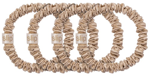 Slip Pure Silk Skinny Scrunchies blonde