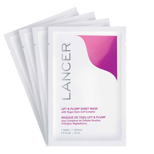 Lancer Lift & Plump Sheet Mask 4 Stück 