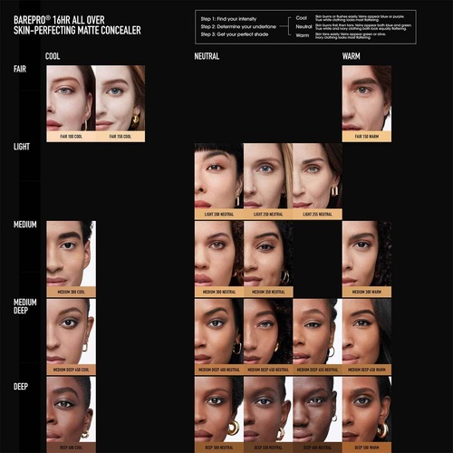 Bare Minerals BareProPressed Puder Foundation – Deep 50 Cool, 16H Matte Deckkraft, 8 G