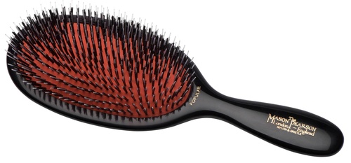 Mason Pearson Popular Bristle & Nylon Hairbrush BN1 - Dark Ruby