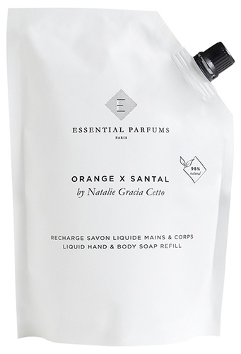 ESSENTIAL PARFUMS ORANGE X SANTAL Hand & Body Soap 500 ml Refill