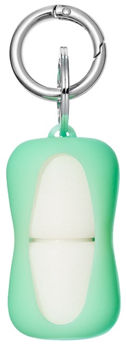 SIMIHAZE BEAUTY GLOW CASE Keychain - Clear Green 