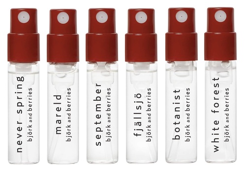 Björk and Berries Discovery Set Eau de Parfum 6x1,5ml