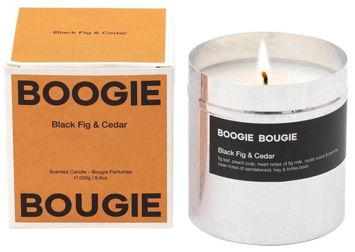 BOOGIE BOUGIE Scented Candle Black Fig & Cedar 250g