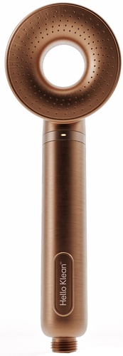HELLO KLEAN Shower Head+ Brushed Bronze