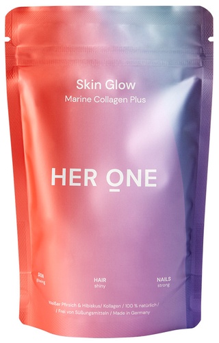 HER ONE Skin Glow Peach Hibiscus - with Collagen