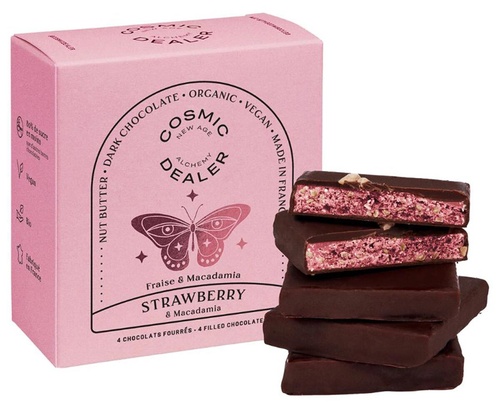 Cosmic Dealer Strawberry & Macadamia nut butter chocolate box
