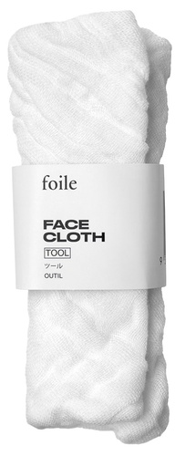 Foile Skincare Face Cloth - 1 White