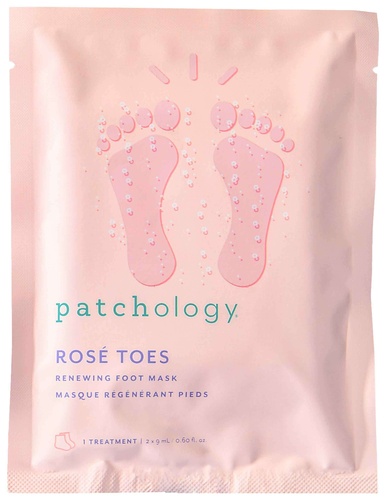 Patchology Rosé Toes - Renewing & Protecting Foot Mask