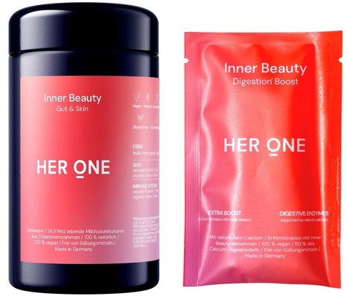 Inner Beauty Himbeere + Digestion Boost 70g + 7 capsules