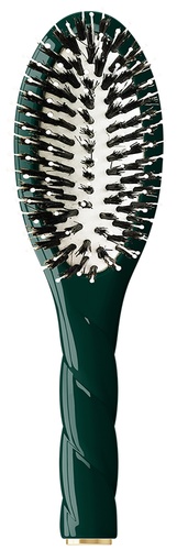 La Bonne Brosse Brush Emerald Green 03 Essential Boar and Soft Nylon Bristles Small