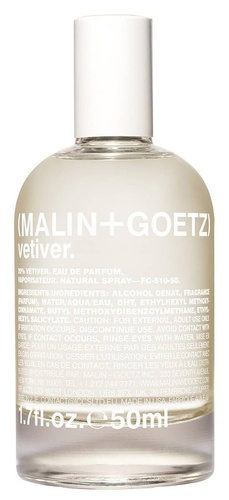 Malin + Goetz Vetiver Eau De Parfum 50 ml