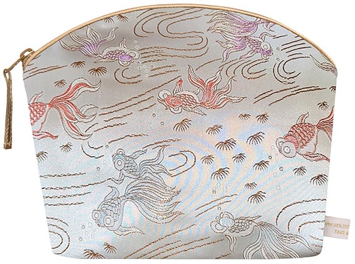 Holistic Silk LAVENDER WASH BAG SILVER FISH