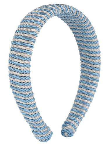 SUI AVA Striped Headband - Blue