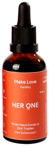 Make Love – Rotes Maca & Zink Tropfen für Sexual Wellness