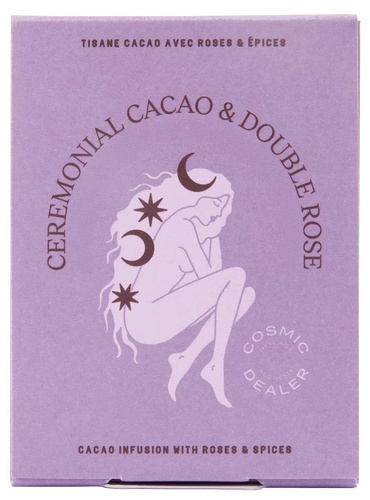 Cosmic Dealer Herbal tea sachets Cacao & Double Rose Infusion