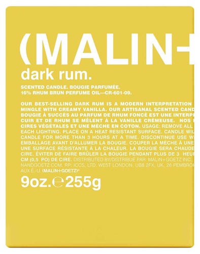 Malin + Goetz Dark Rum Candle