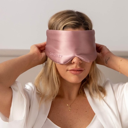 DROWSY Silk Sleep Mask - Damask Rose » buy online | NICHE BEAUTY