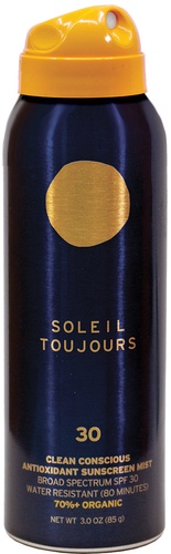 Soleil Toujours Clean Conscious Antioxidant Sunscreen Mist SPF 30 88 ml