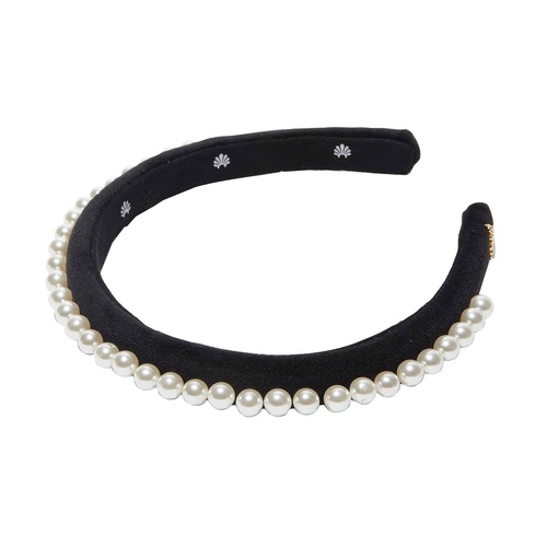 SLIM PEARL EMBELLISHED KNOTTED HEADBAND