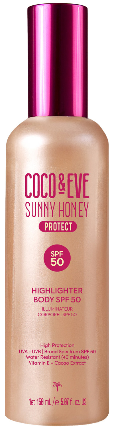 Coco & Eve - Highlighter Body SPF 50 - Body Sunscreen