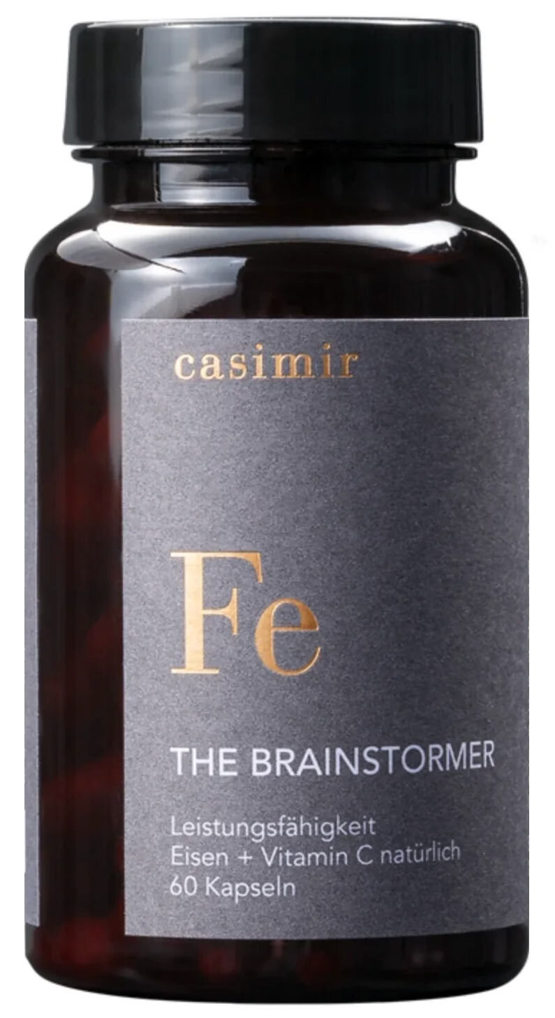 casimir - THE BRAINSTORMER - Iron + natural Vitamin C - Tablets, Pills & Capsules