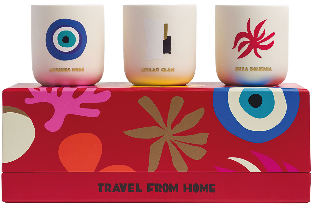 Assouline - Travel From Home Mini Scented Candle Set - Candle