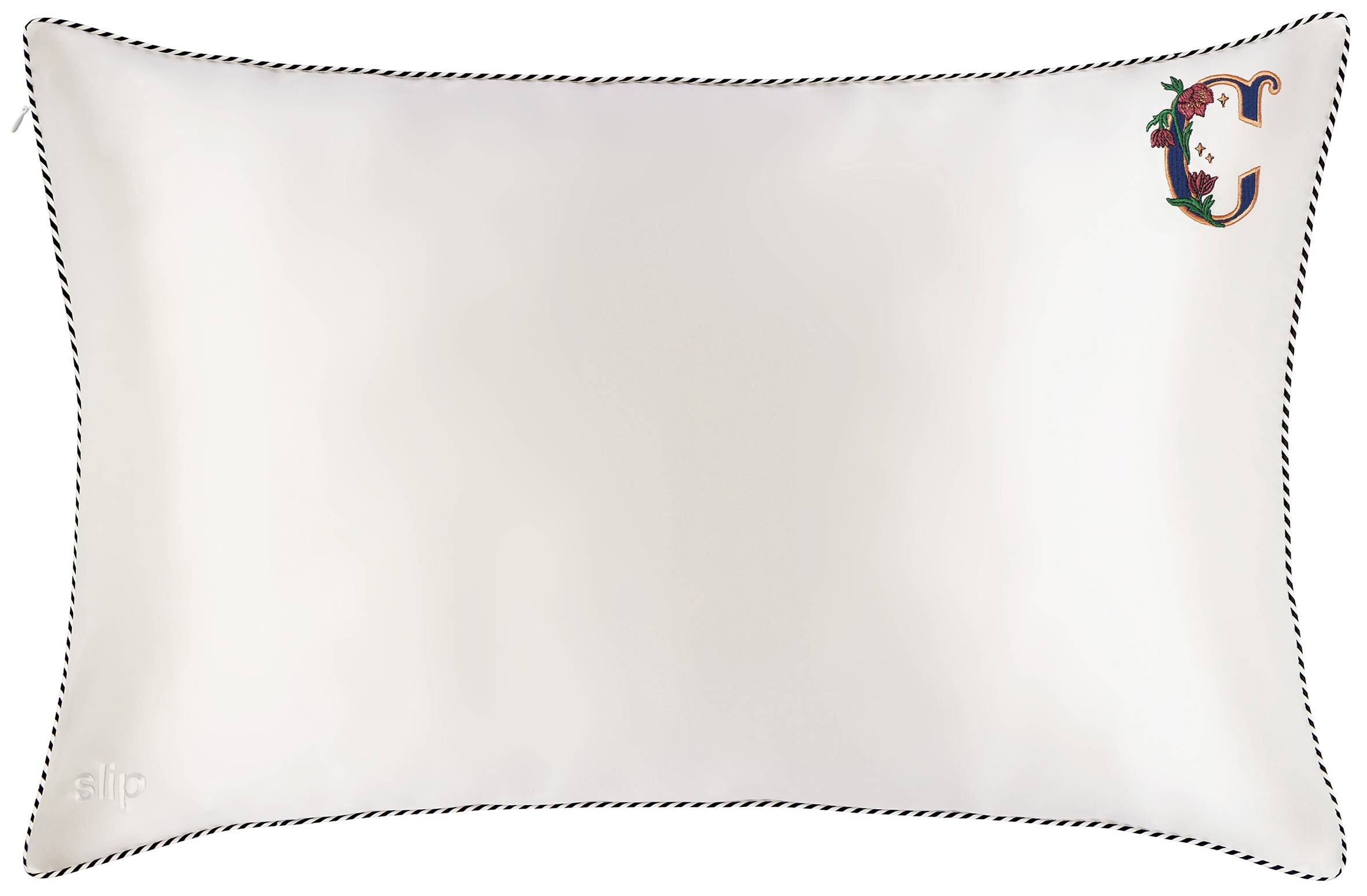 Slip - slip pure silk initial collection queen pillowcase - white - Kissenhüllen aus Seide