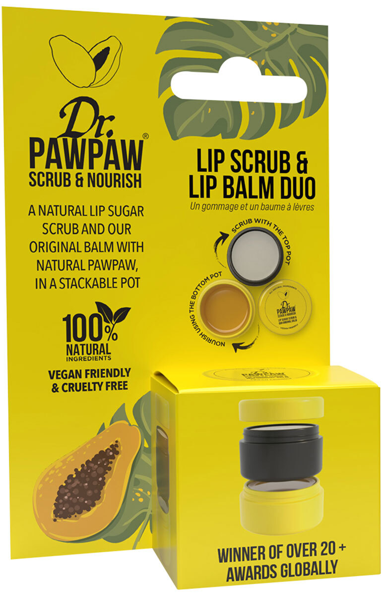 Dr.PAWPAW - Lip Scrup & Nourish - Lip care set