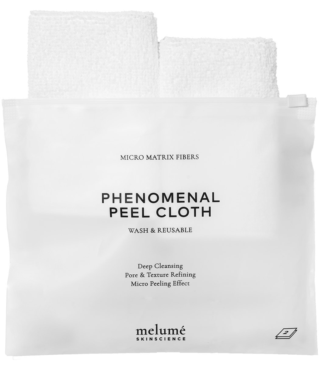 Melumé Skinscience - Phenomenal Peel Cloth - Face wipes