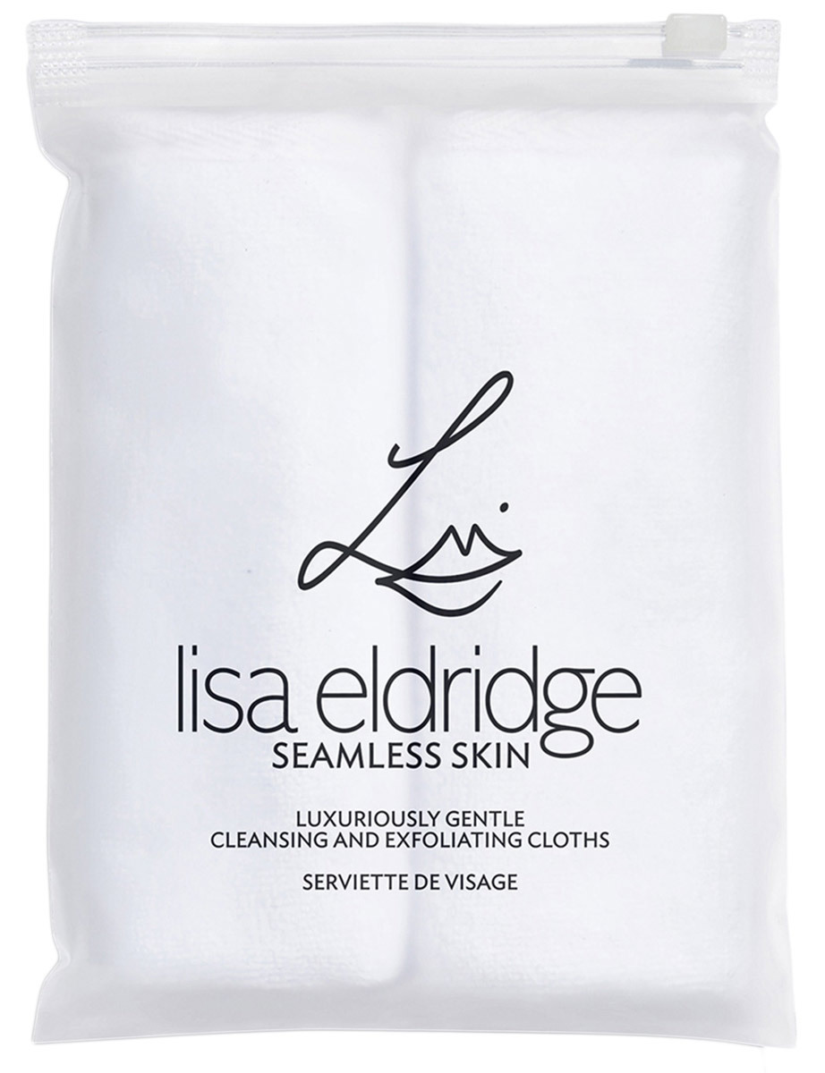lisa eldridge - LUXURIOUSLY GENTLE CLEANSING AND EXFOLIATING CLOTHS - White - Face Cloths