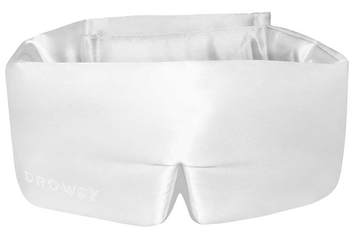 Drowsy - Silk Sleep Mask - Akoya Pearl - Silk sleep masks