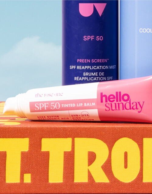Hello Sunday Tinted lip balm SPF50 the rose one