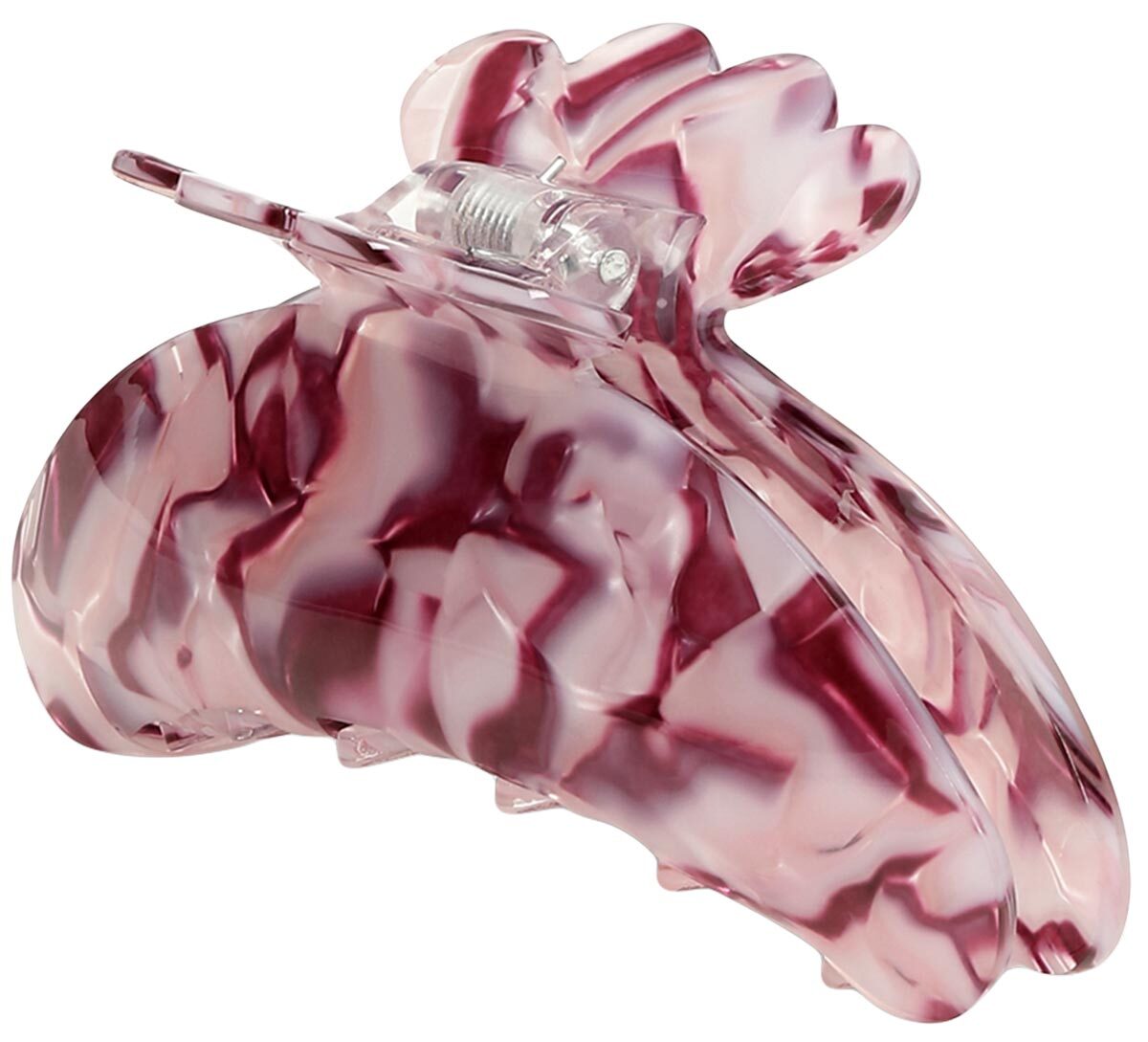 SUI AVA - Helle Cinnamon Satin Big - Purple Rose - Hair clips & barrettes