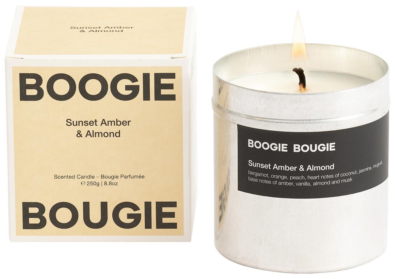 BOOGIE BOUGIE - Scented Candle Sunset Amber & Almond - Candle