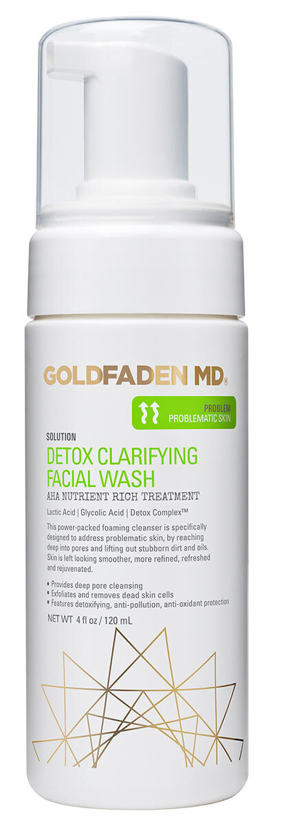 Goldfaden MD - Detox Clarifying Facial Wash - AHA Nutrient Rich Treatment - Cleansing Foam