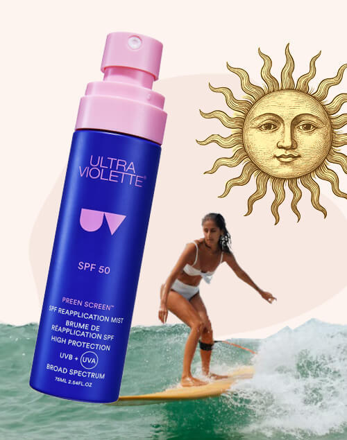 ULTRA VIOLETTE Preen Screen SPF50+ Reapplication Mist