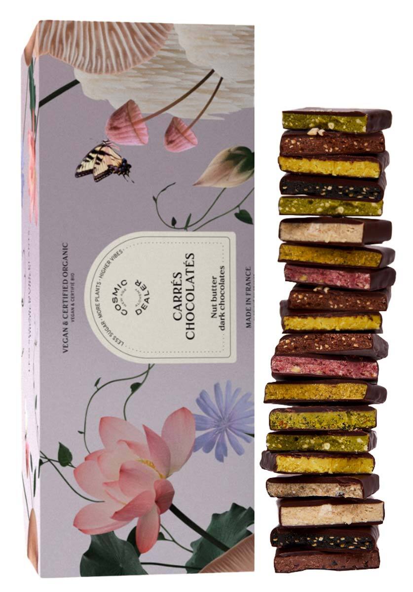 Cosmic Dealer - Box of nut butter chocolates - All flavors - Healthy Snacks