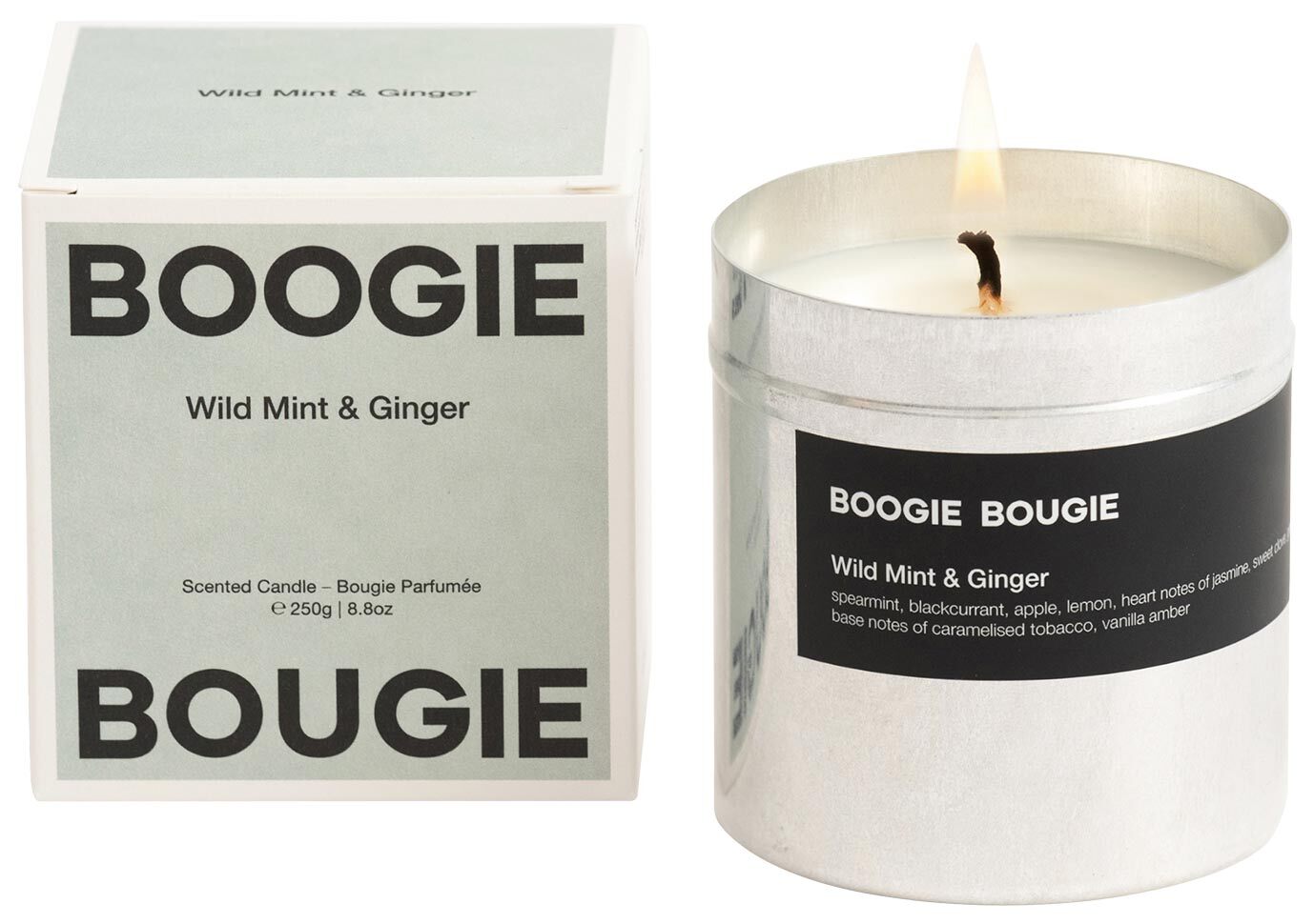 BOOGIE BOUGIE - Scented Candle Wild Mint & Ginger - Candle