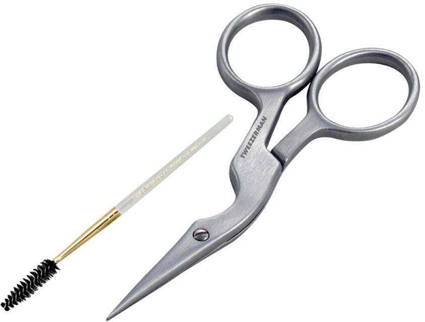 Tweezerman - Brow Shaping Scissor - Eyebrow brush