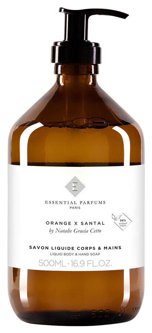 ESSENTIAL PARFUMS - ORANGE X SANTAL Hand & Body Soap - Hand soap & scrub