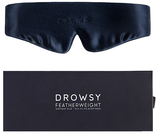 Drowsy - Midnight Blue Featherweight Sleep Mask - Silk sleep masks