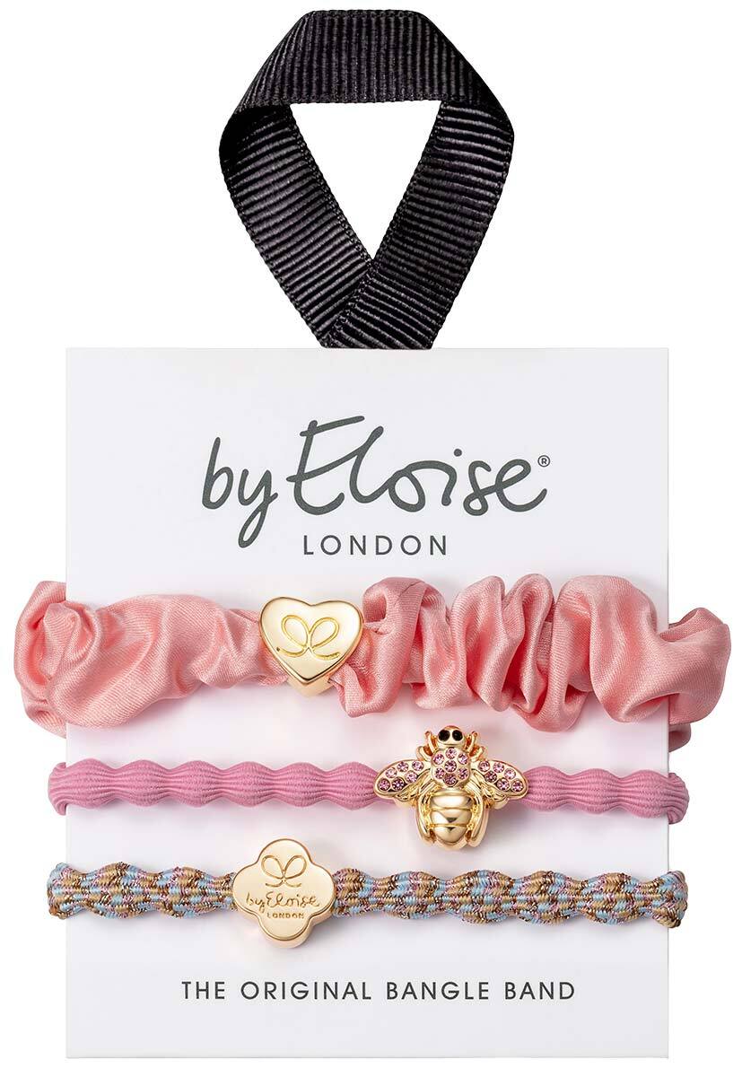 By Eloise - Think Pink - Two Ways to Bangle - Hair ties