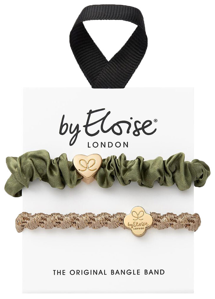 By Eloise - Olive & Gold - Hair ties