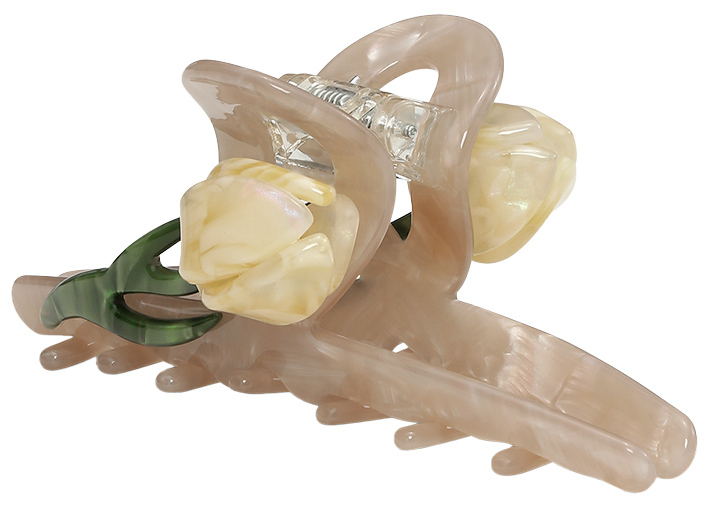 SUI AVA - Coco Tulip Big - Pastel Yellow - Hair clips & barrettes