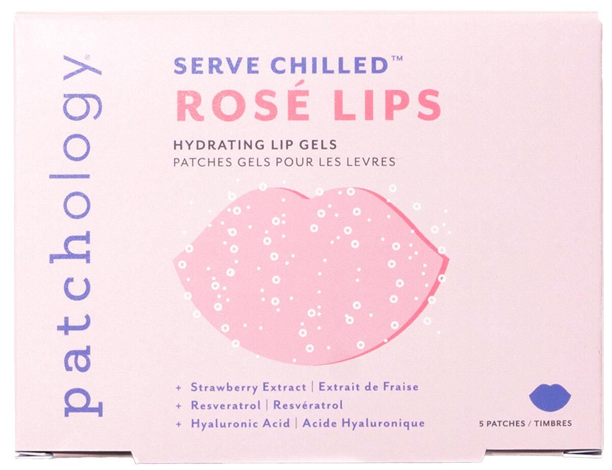 Patchology Serve Chilled Rosé Lips Hydrating Lip Gel 5 Pair