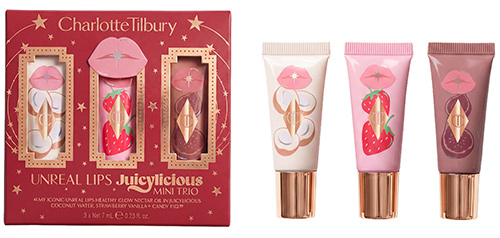 CHARLOTTE TILBURY - UNREAL LIPS JUICYLICIOUS MINI TRIO - XMAS 26 - Lipgloss